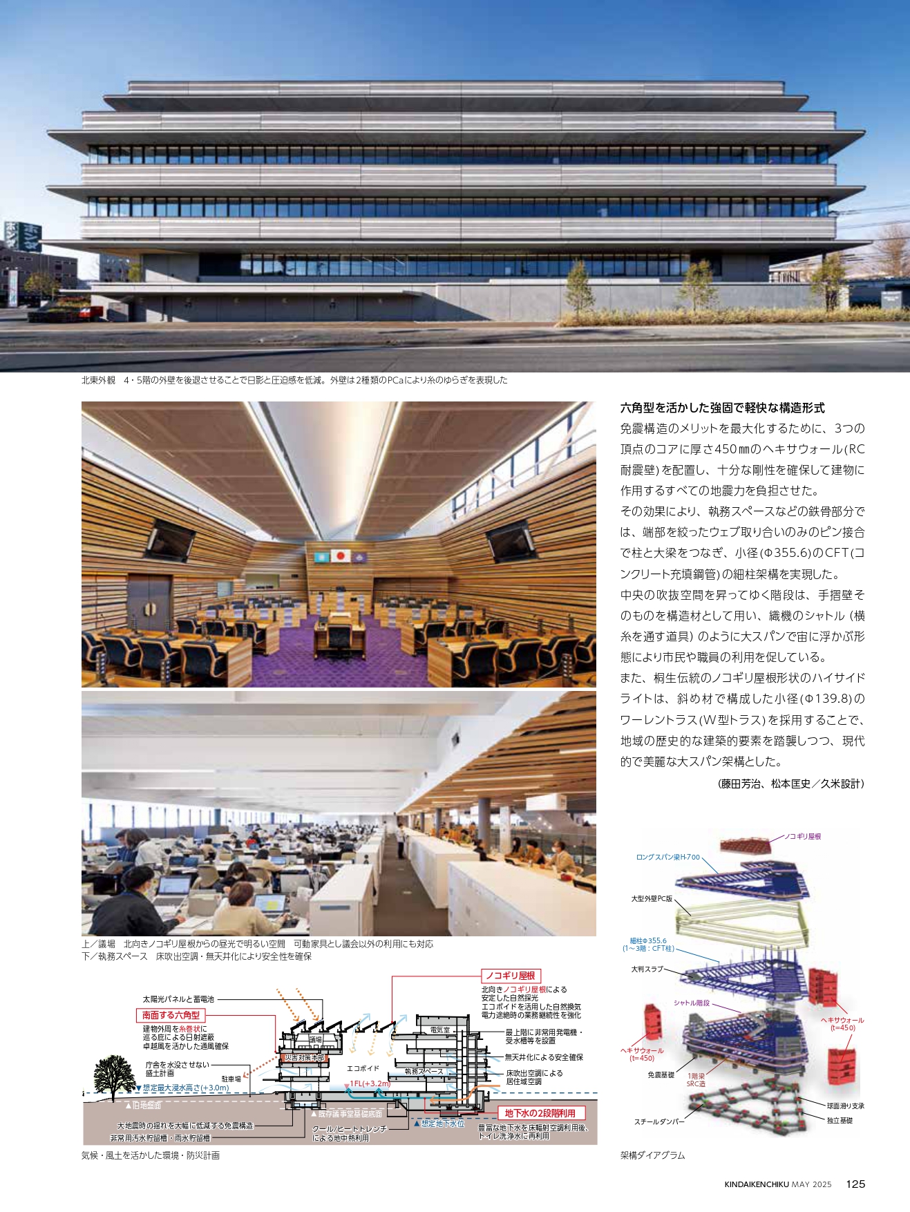 近代建築社出版の月刊「近代建築」５月号に掲載されました。