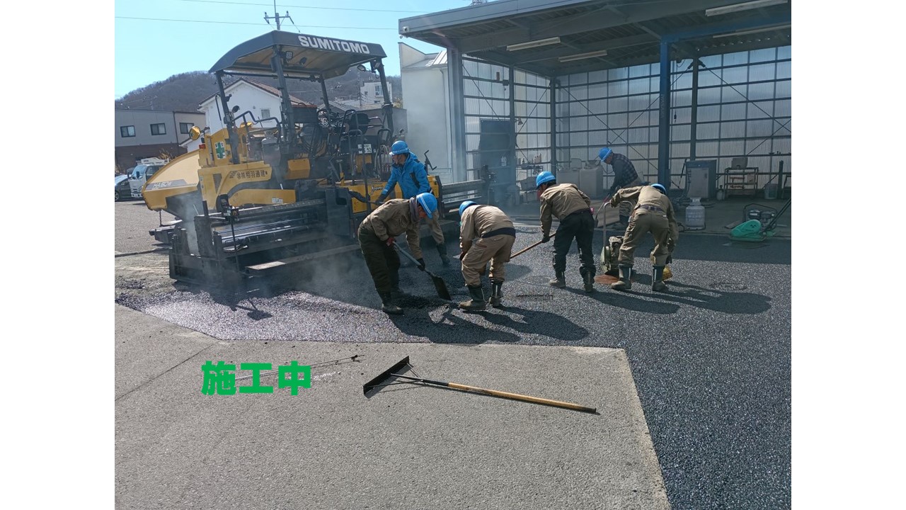 富士スバル桐生店様駐車場舗装改修工事