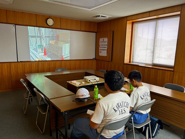 桐生市内中学校　生徒職場体験実習を実施しました。